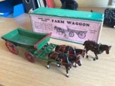 W Britain 'Home Farm Series' die-cast model Farm Waggon No. 5F