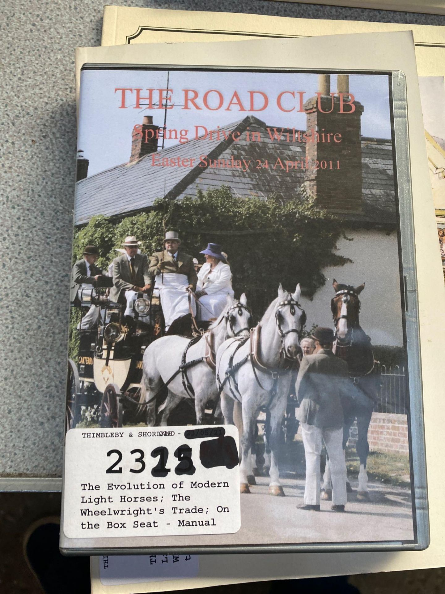 DVD Road Club; Victorian & Edwardian Horse Cabs; On The Box Seat; etc.