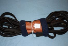 Pony pair folded leather reins; new