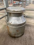 Steel 5 gallon milk churn
