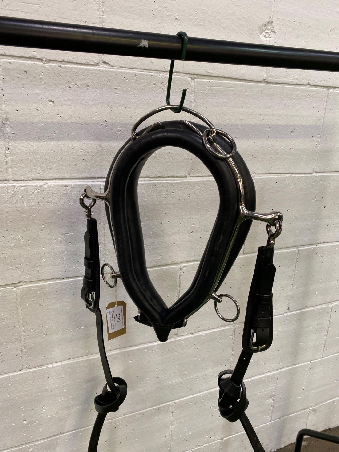 Set of leather mini Shetland harness with 14ins collar. This item carries VAT.