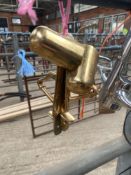 Large brass shaft fittings. This item carries VAT.