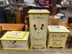 Suite of 101 Dalmatians themed furniture