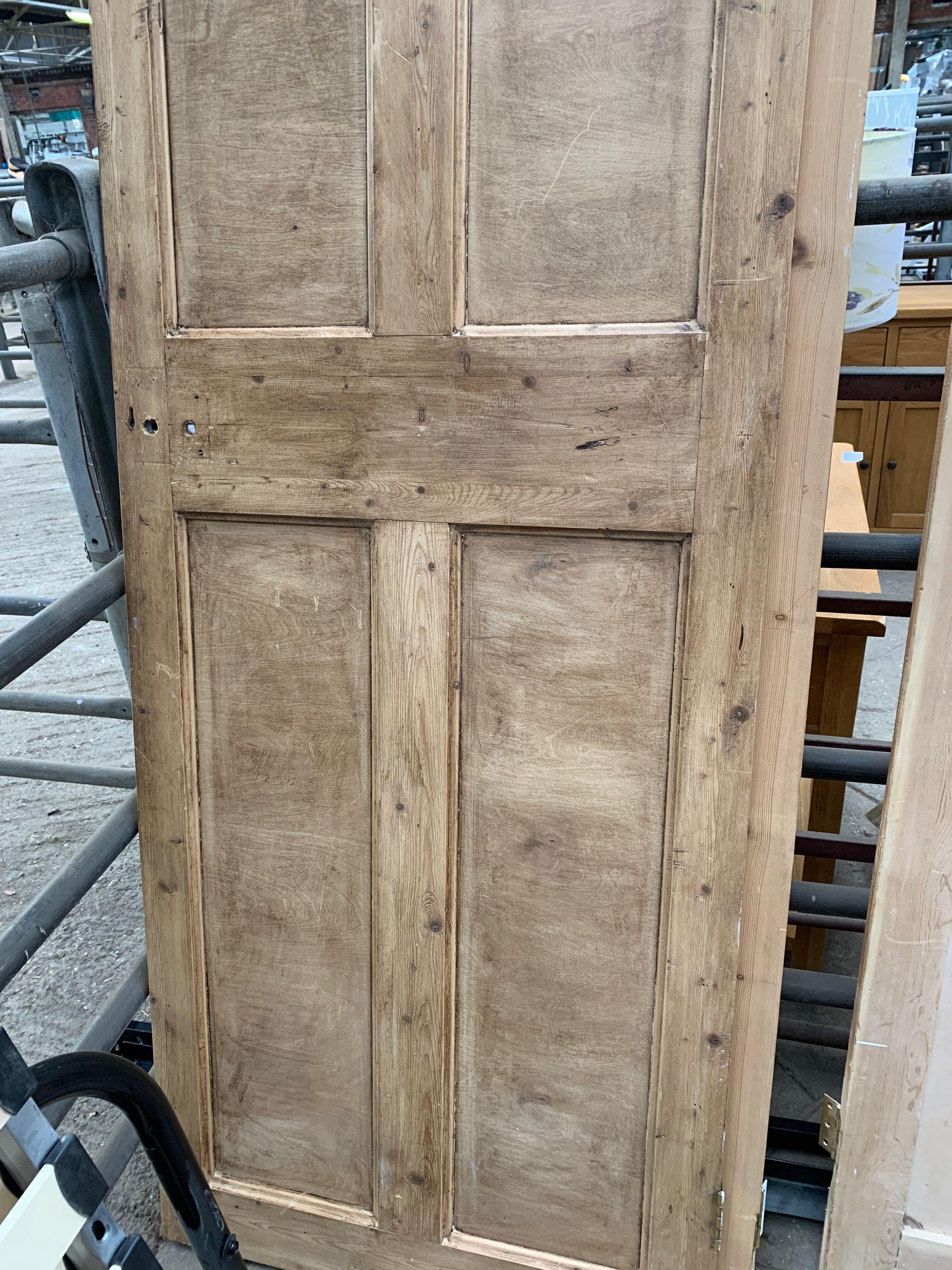 Two pine doors - Image 2 of 3