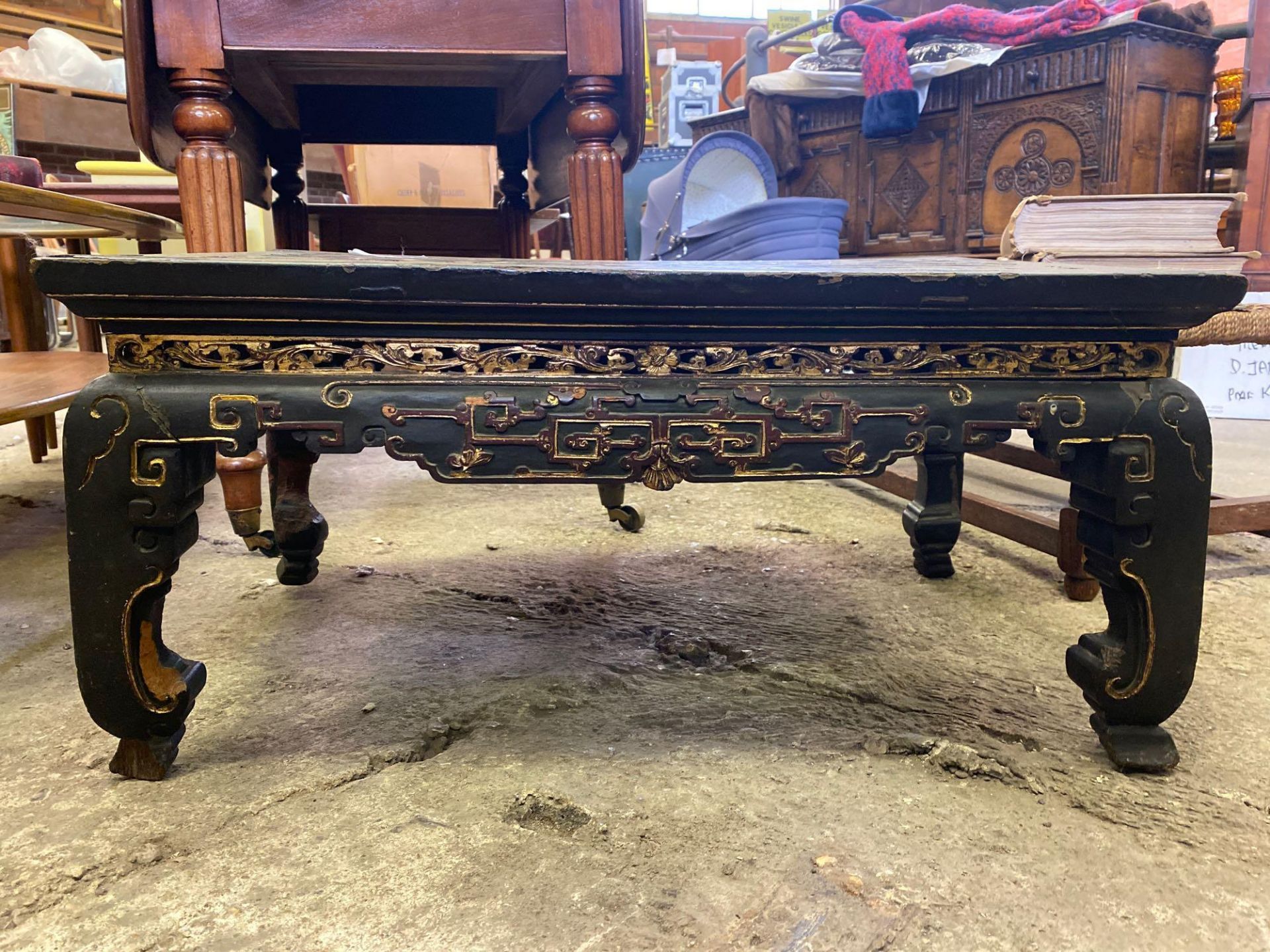 Oriental 19th century low table - Image 5 of 5