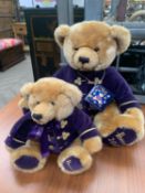 Two Harrods Christmas Teddy Bears