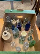 22 mainly Victorian apothecary bottles