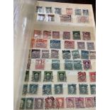 Stamp stock book, 1000 plus world stamps