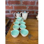 A Poole pottery tea set