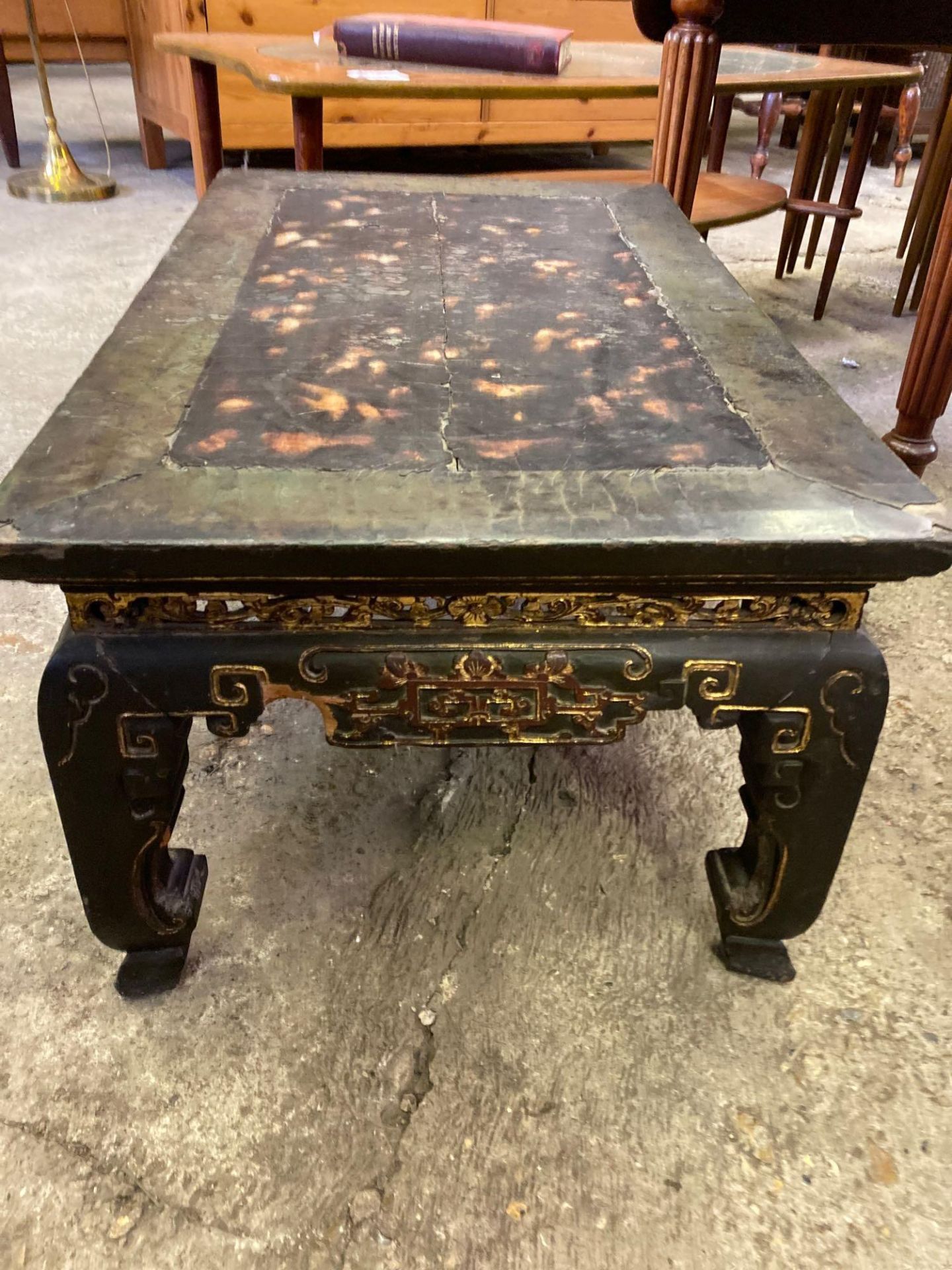 Oriental 19th century low table - Image 4 of 5