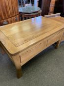 Oak coffee table