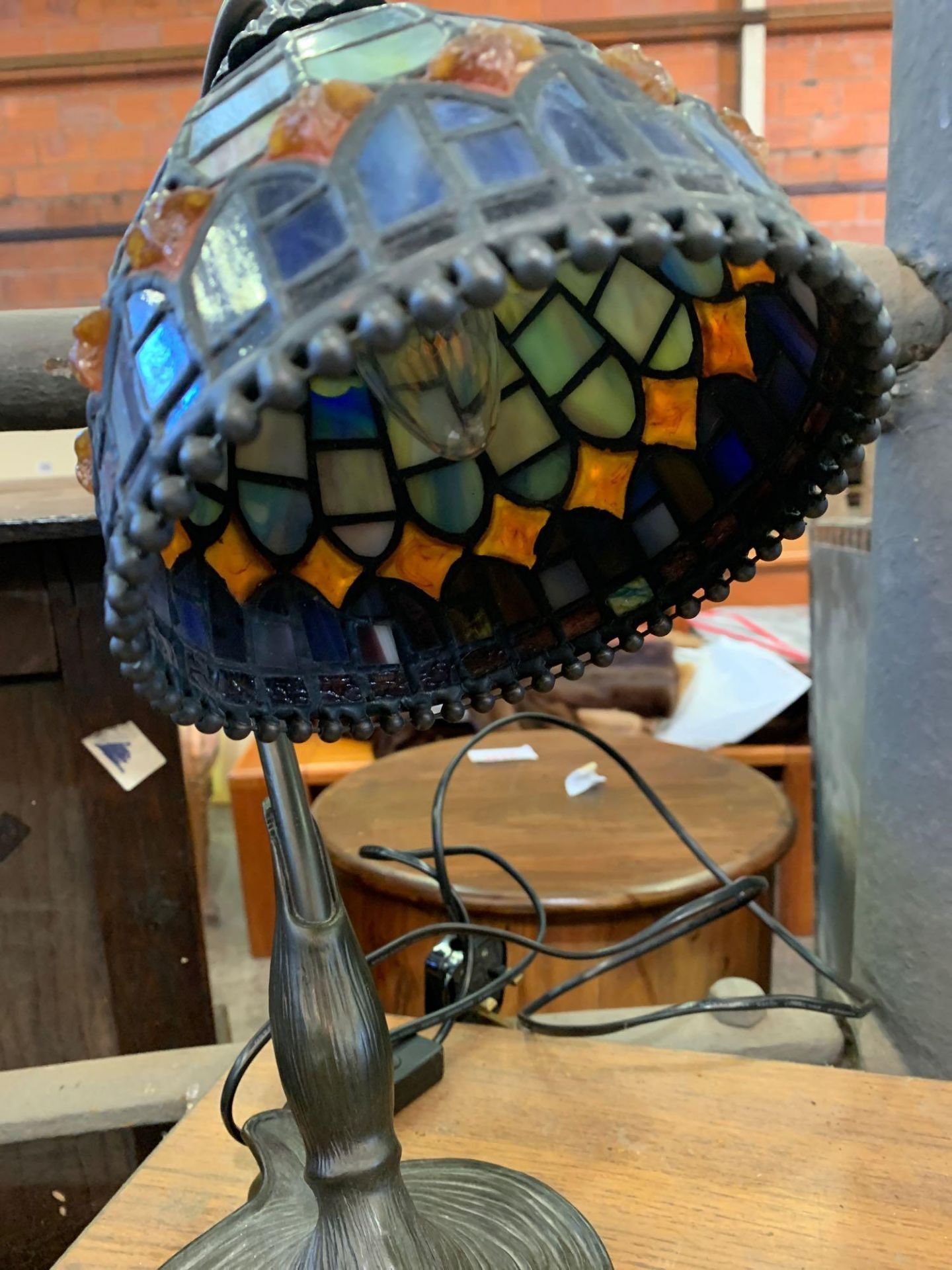 Tiffany style table lamp - Bild 4 aus 4