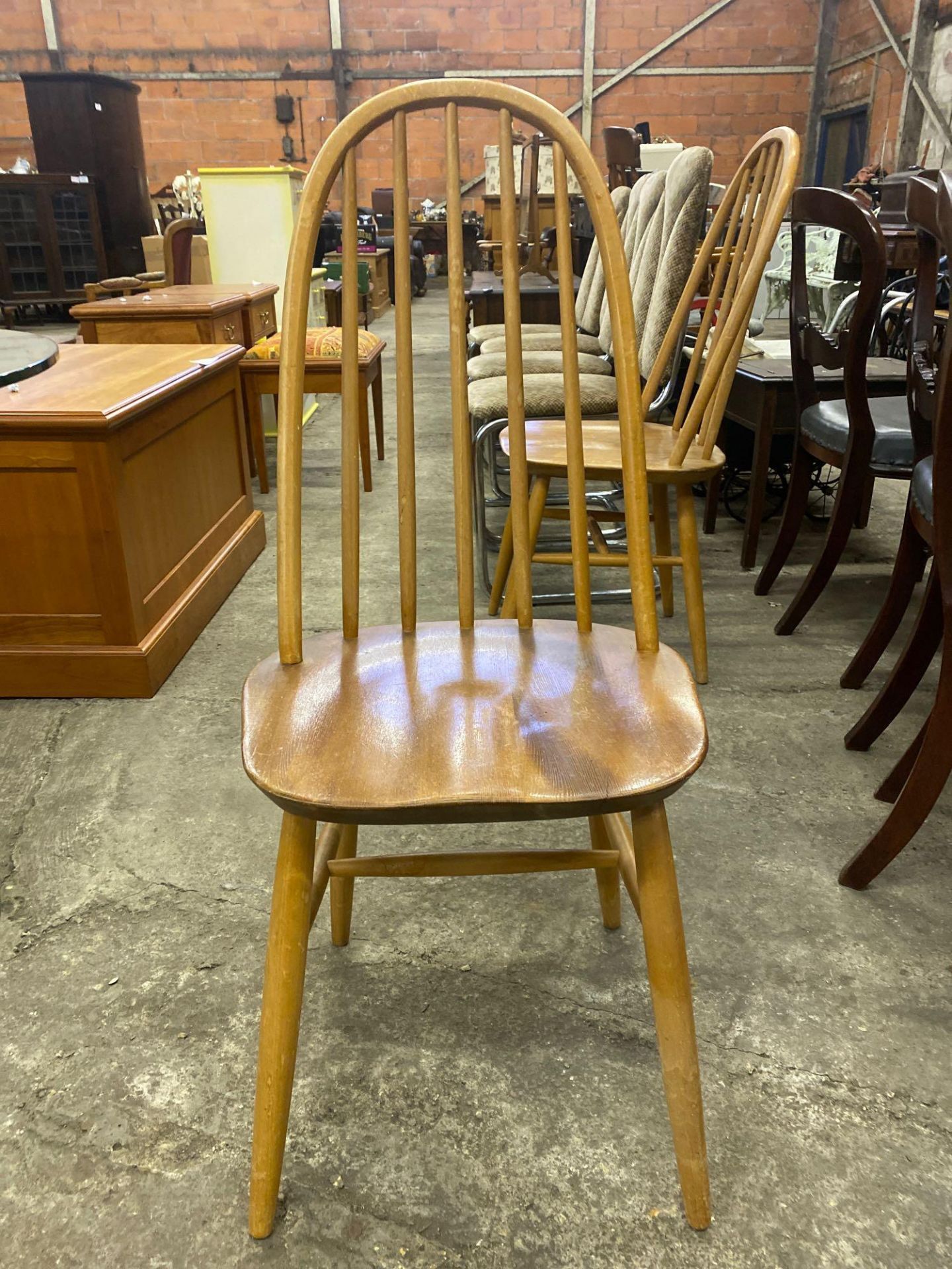 Two pine kitchen chairs - Bild 2 aus 5