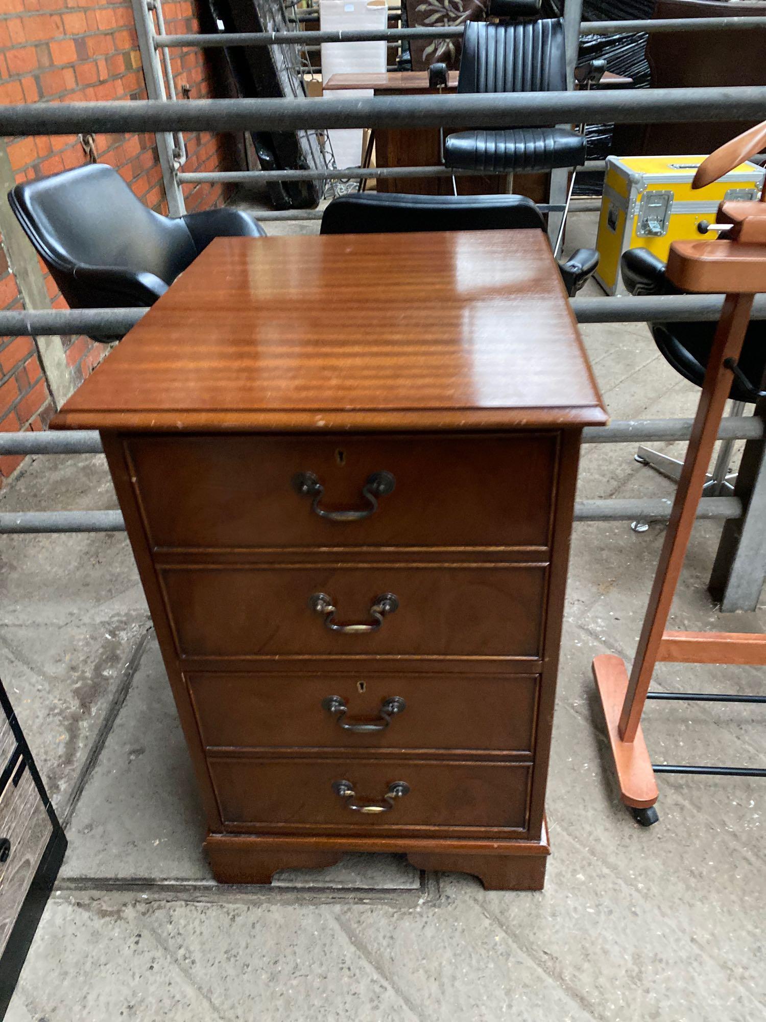 Mahogany filing cabinet