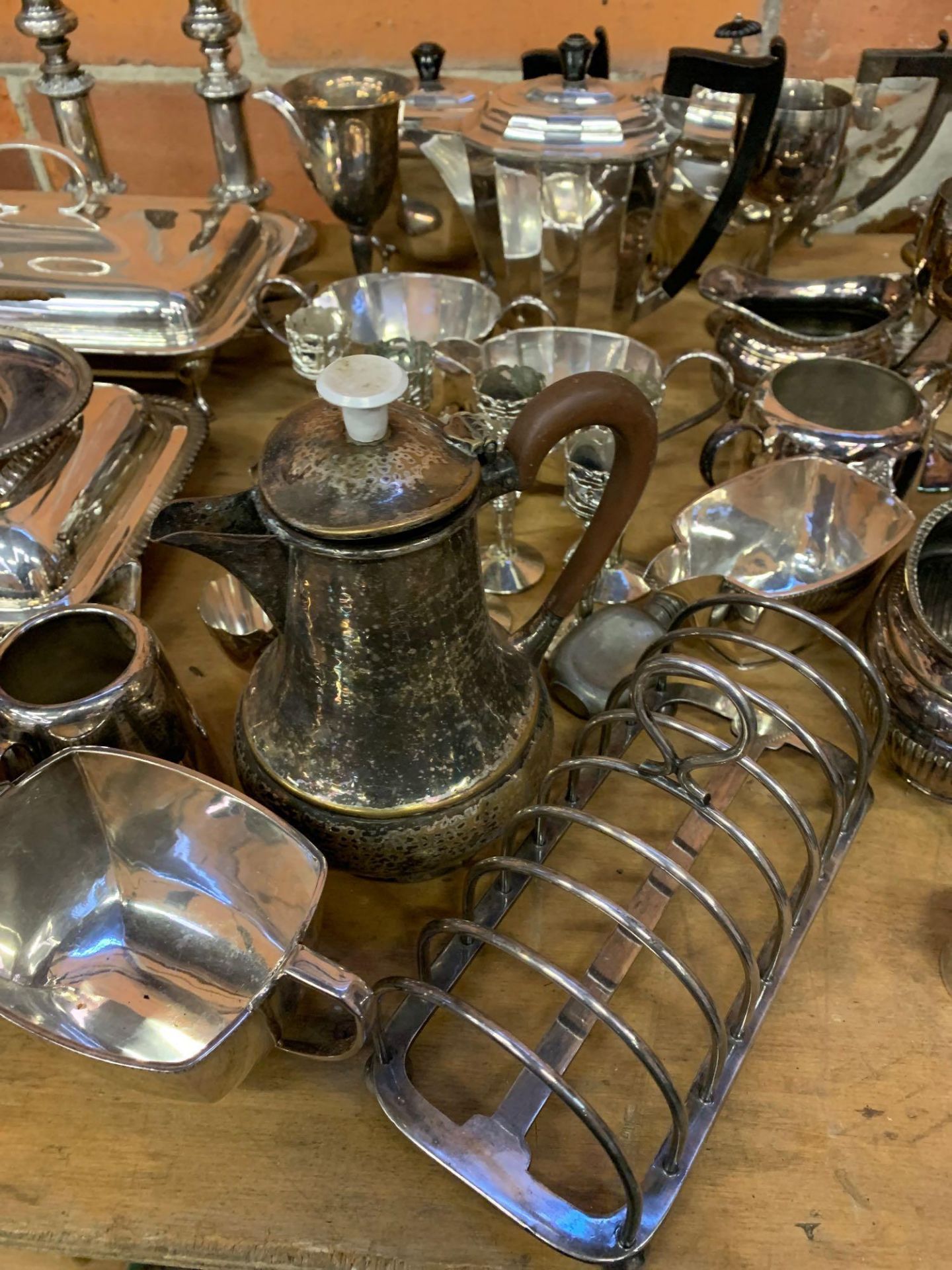 Quantity of silver plate items - Bild 5 aus 5