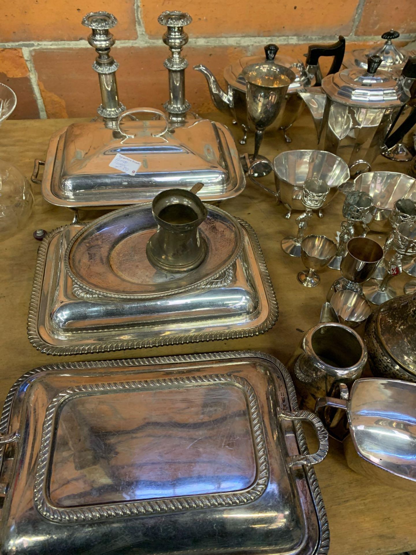 Quantity of silver plate items - Bild 2 aus 5