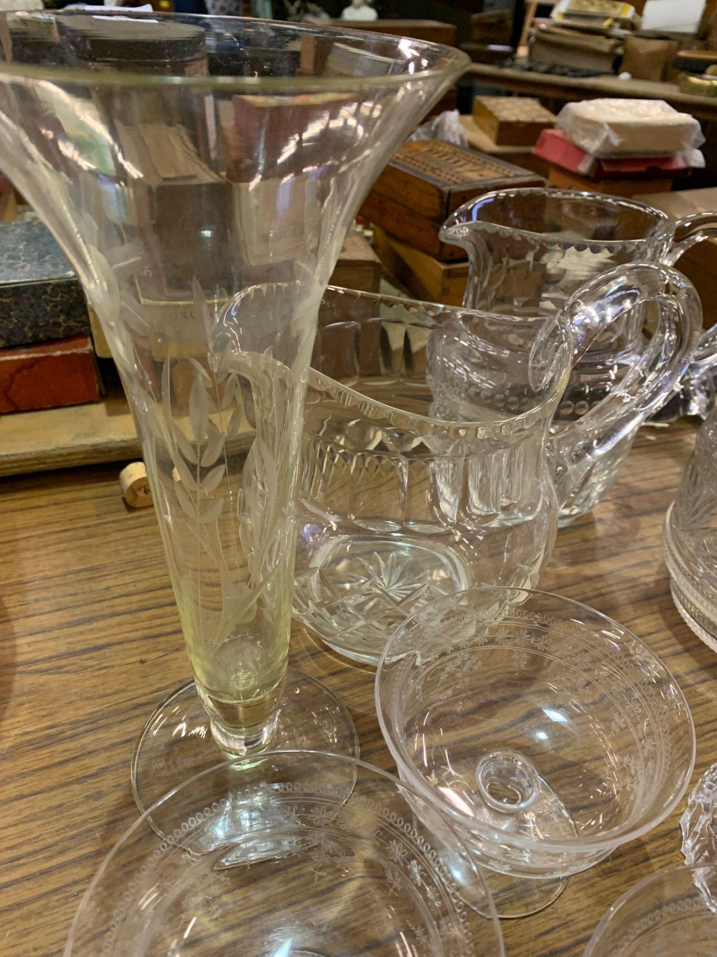 Four cut glass lemonade jugs and other cut glass items - Image 5 of 5