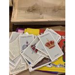 Quantity of Victorian paper lace cards, stereo cards and postcards