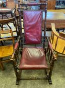 Mahogany rocking chair