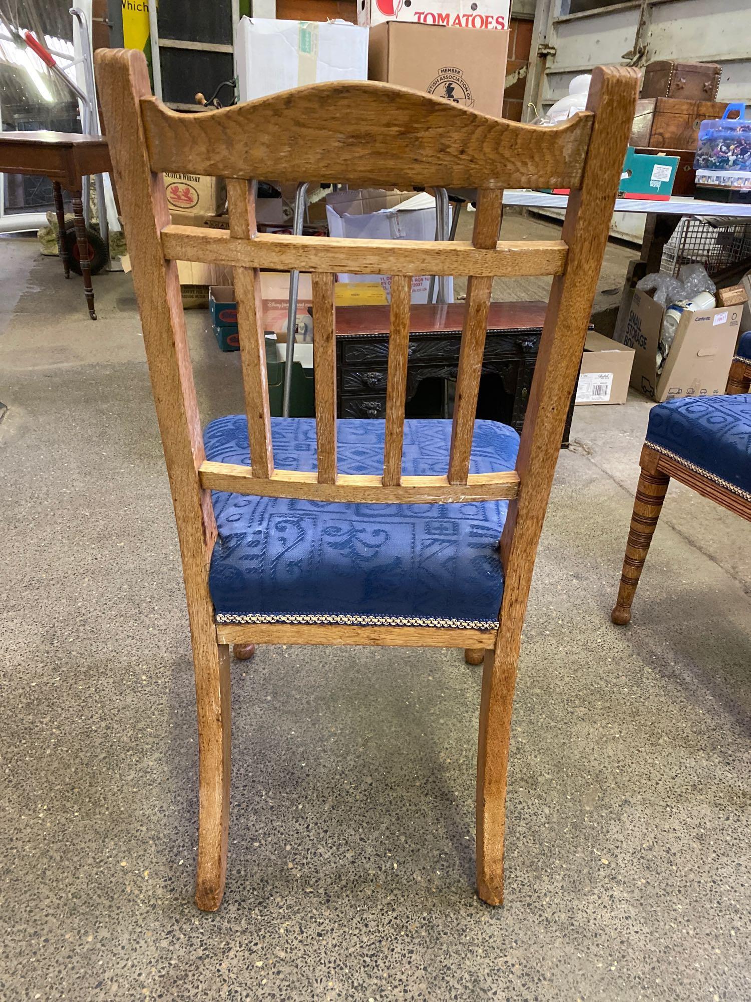 Four oak dining chairs - Image 8 of 10