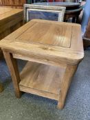 Oak side table