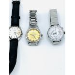 Omega Constellation Automatic Chronometer, and two other wrist watches