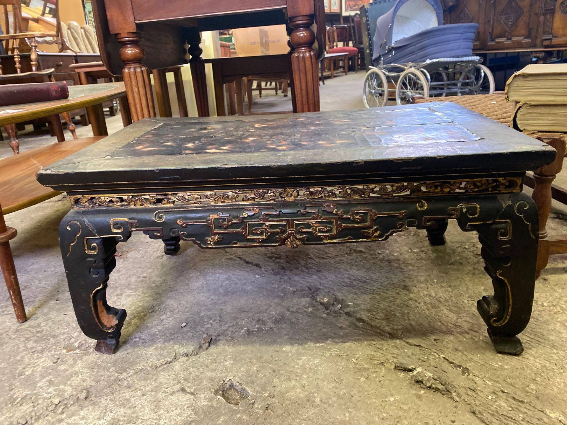 Oriental 19th century low table