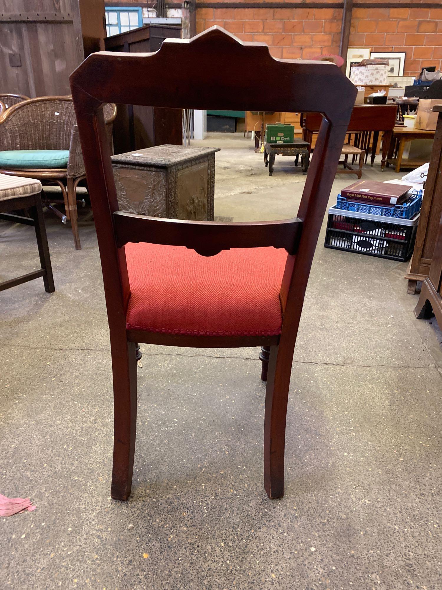 Group of six mahogany framed dining chairs - Image 8 of 12