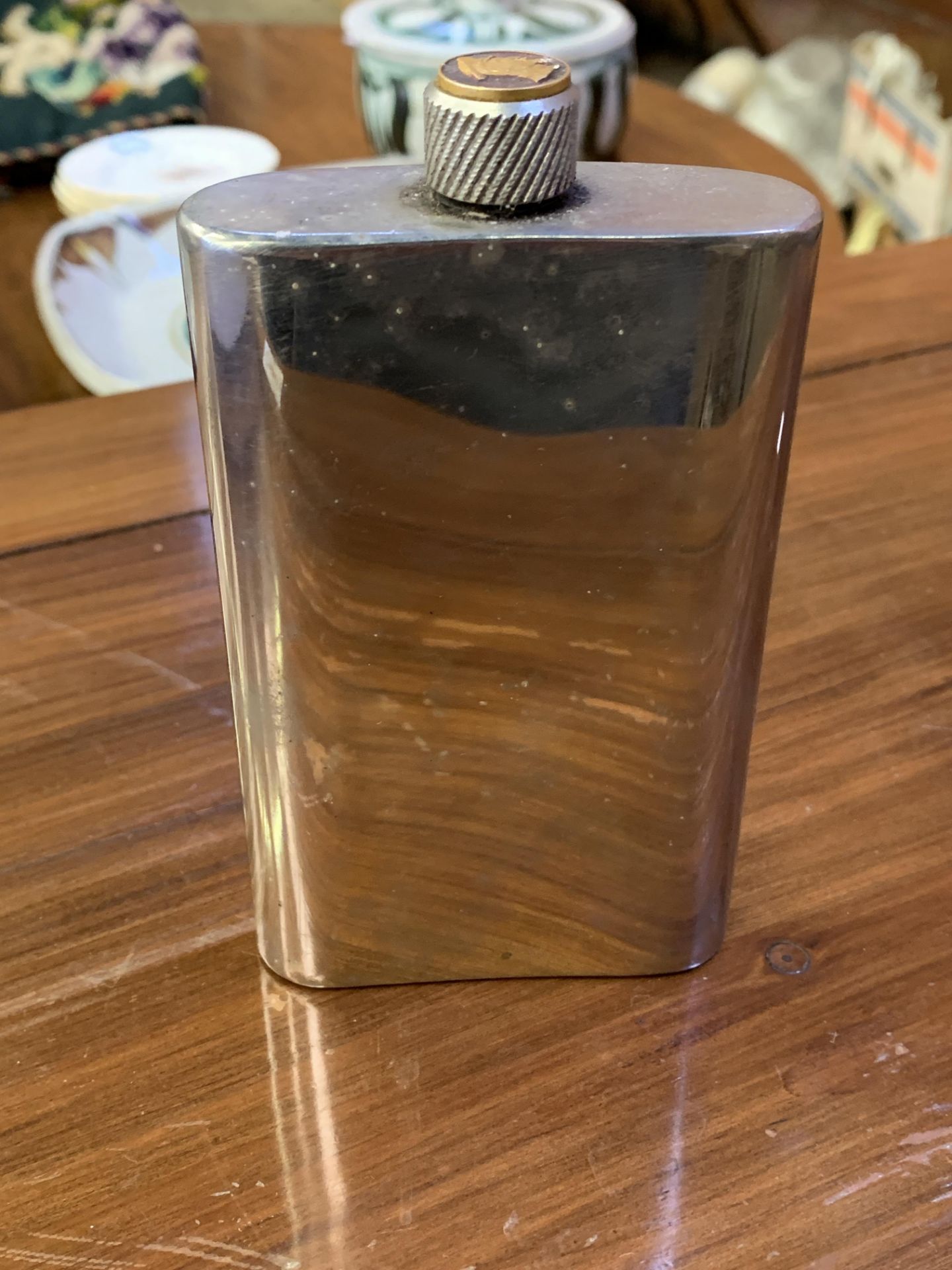 USSR stainless steel hip flask - Image 4 of 4