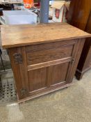 Oak arts and crafts style cupboard