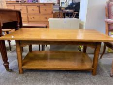 Oak coffee table