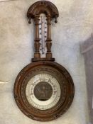 Victorian banjo barometer.