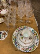 A quantity of china including Wedgwood and Royal Crown Derby