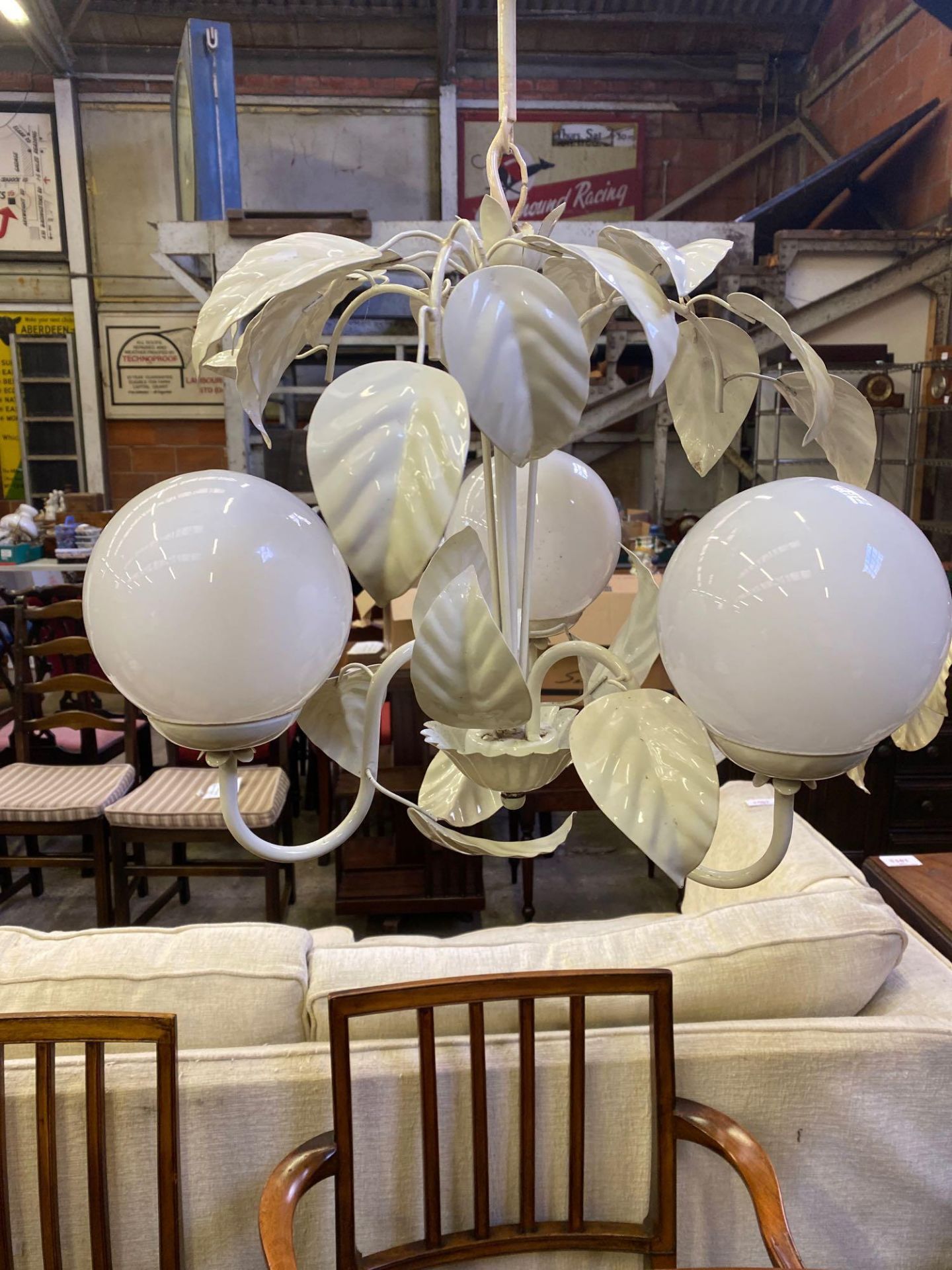 Italian toleware chandelier
