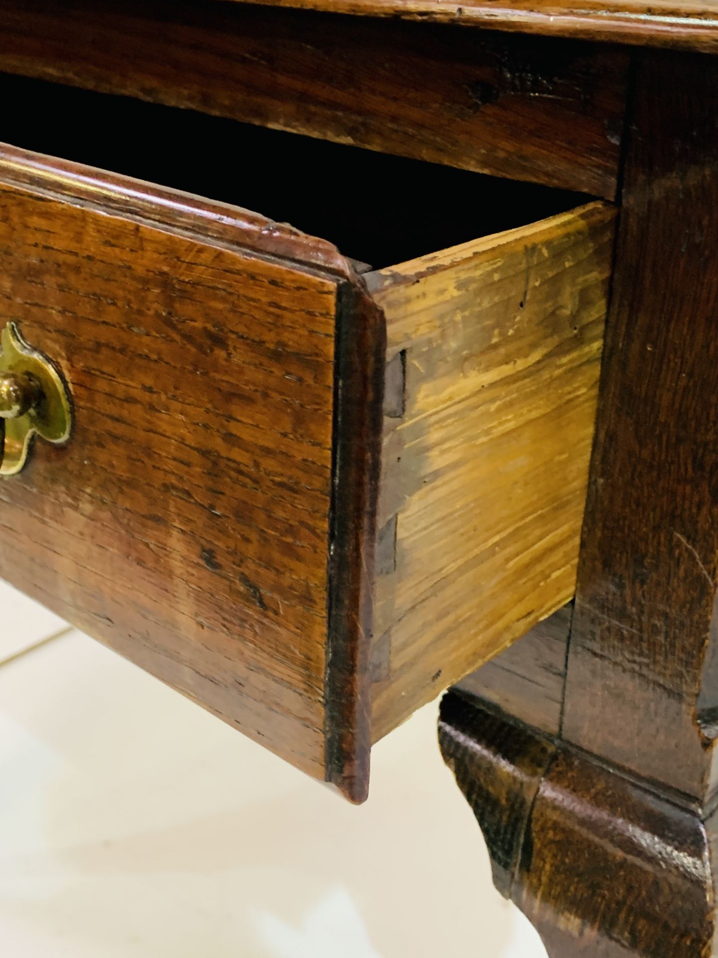 Georgian mahogany side table - Image 2 of 5