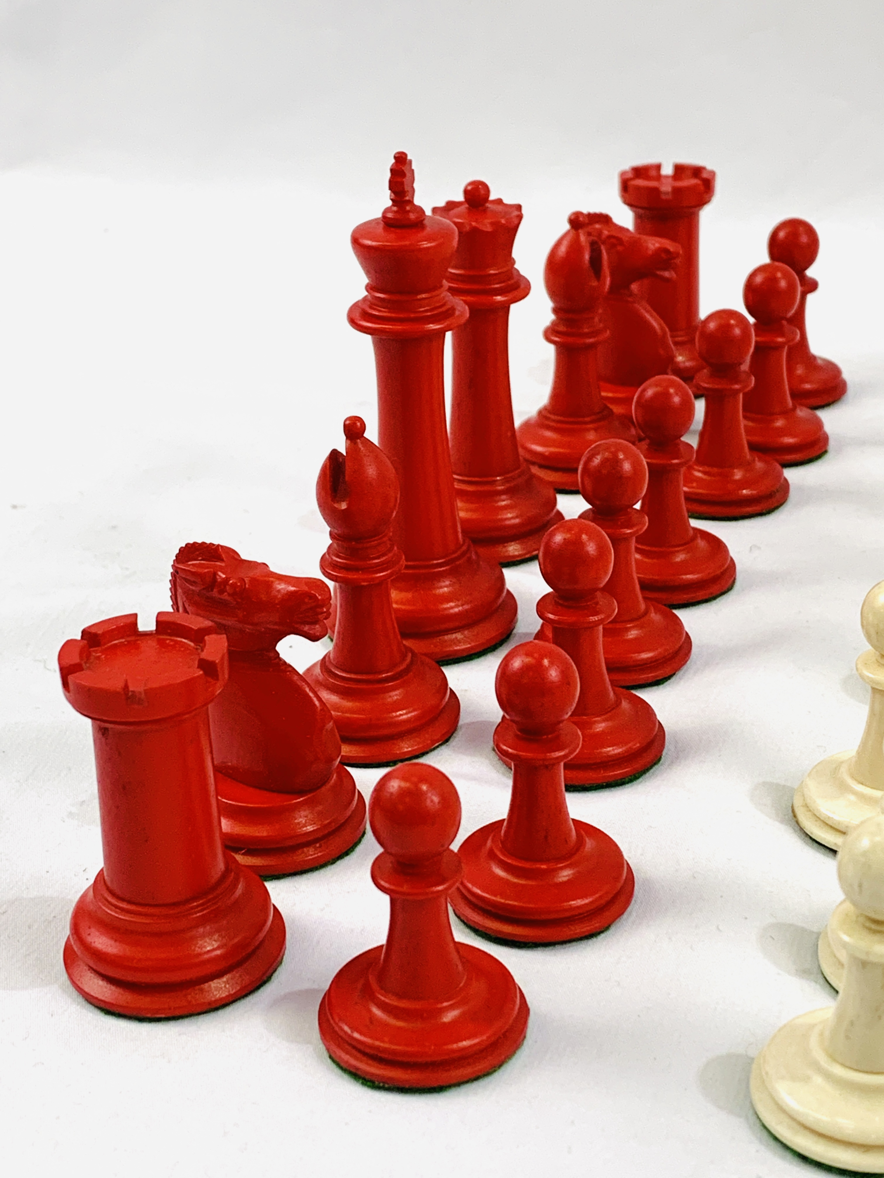 Bone chess set - Image 6 of 7