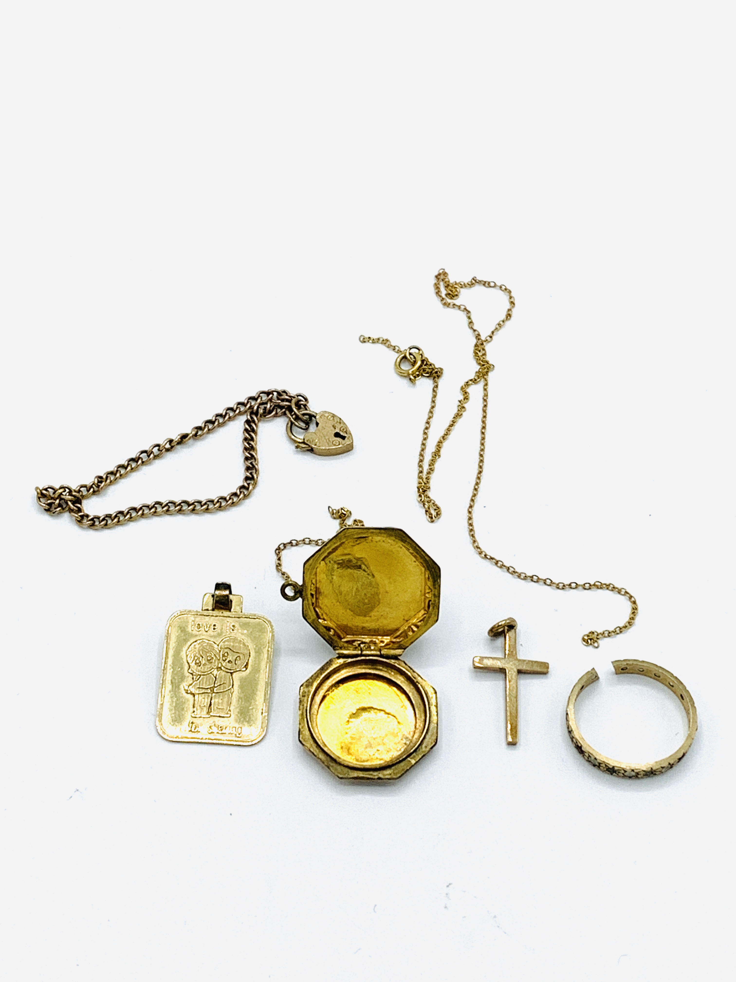 A collection of 9ct gold jewellery - Image 4 of 4