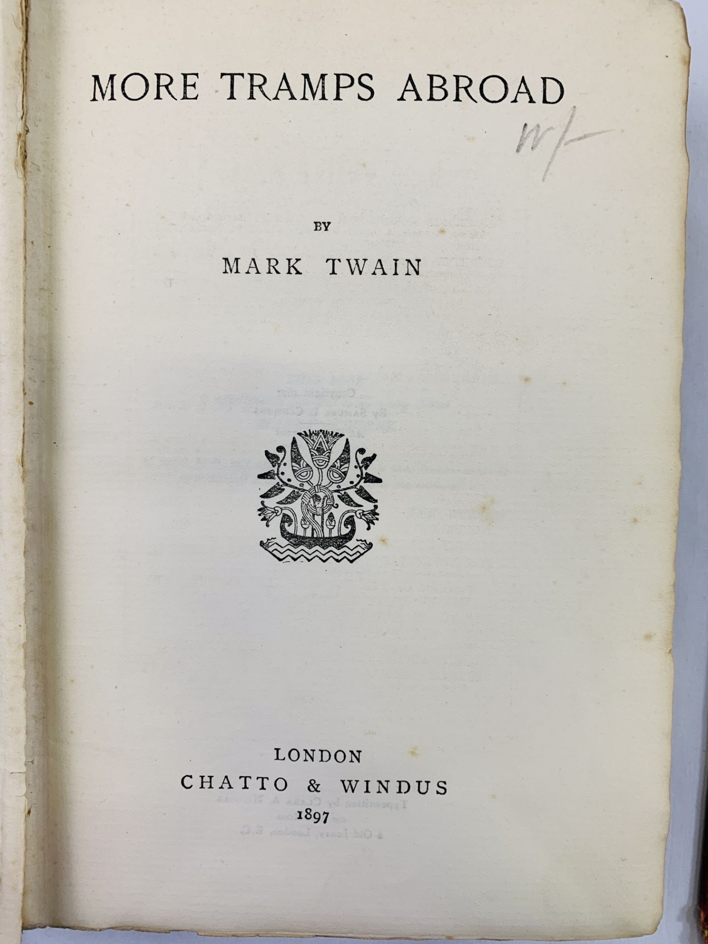 A Tramp Abroad together with More Tramps Abroad by Mark Twain - Image 4 of 9