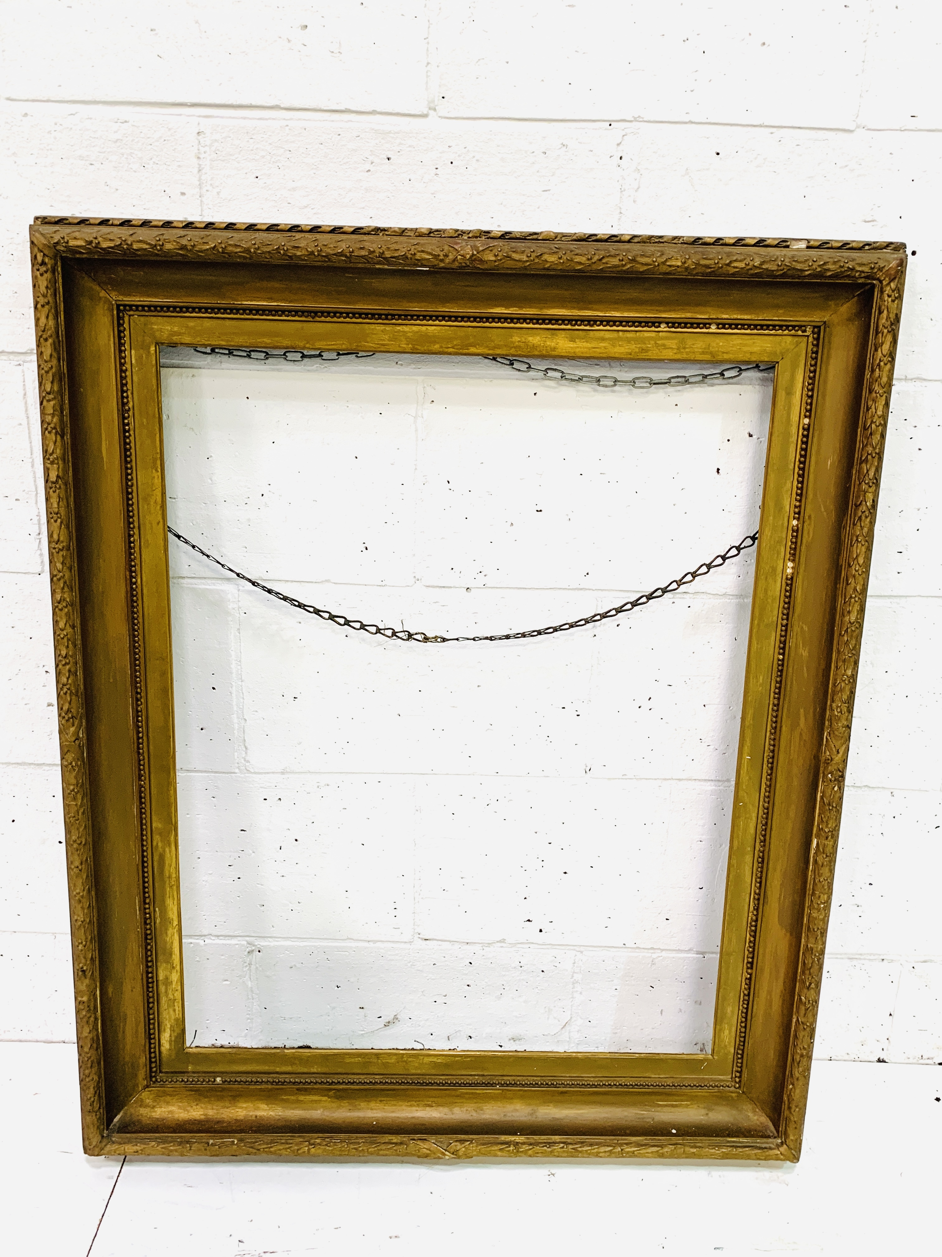 Gilt wood and plaster decorative picture frame - Image 2 of 3