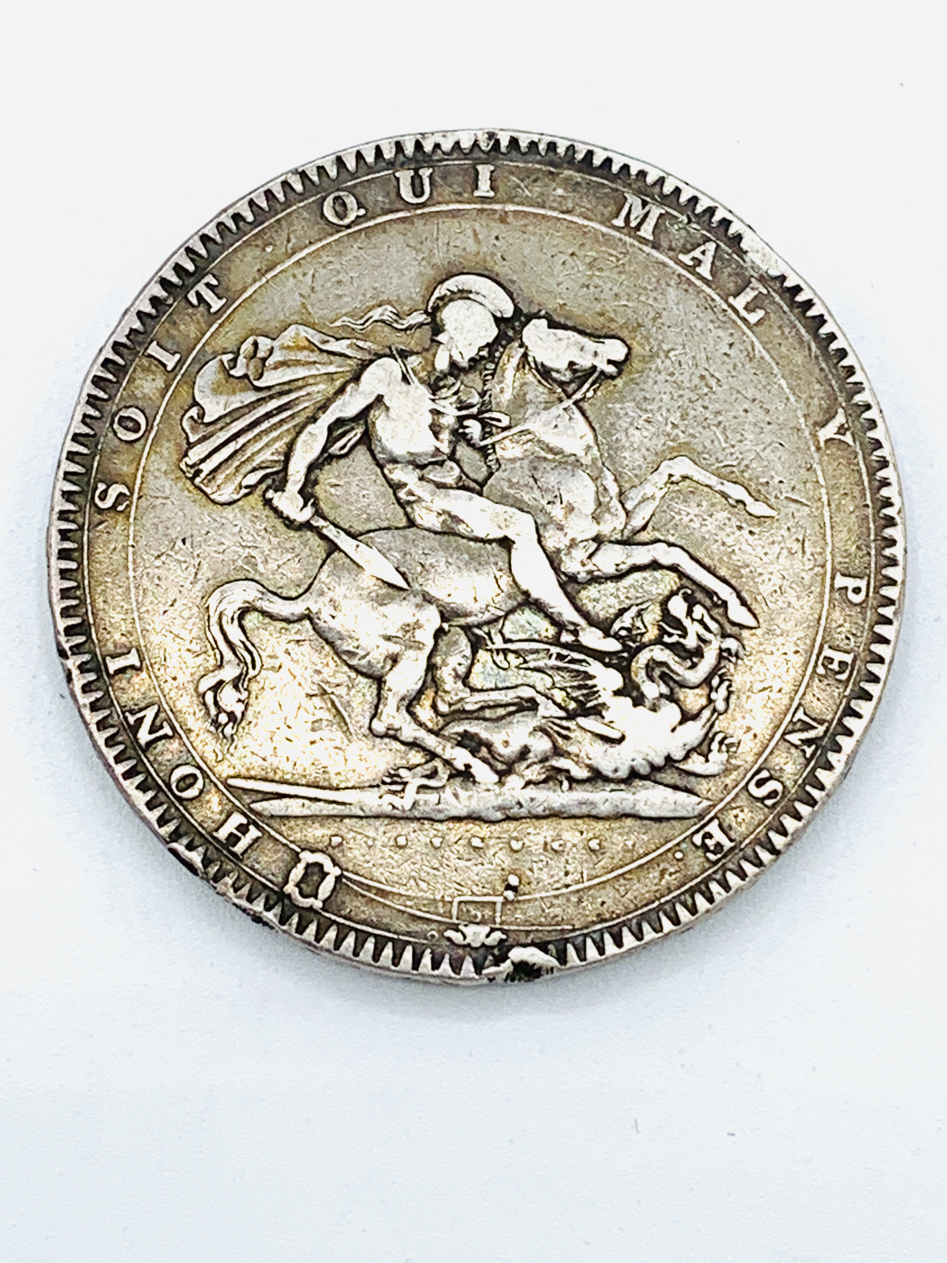 1818 silver crown - Image 2 of 3