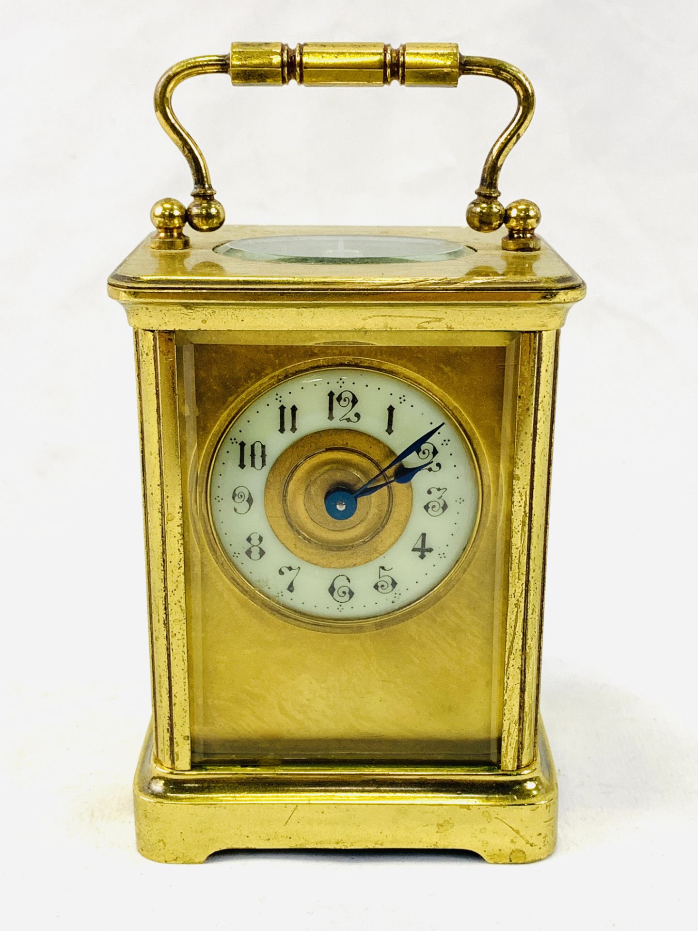 A brass carriage clock - Image 2 of 9