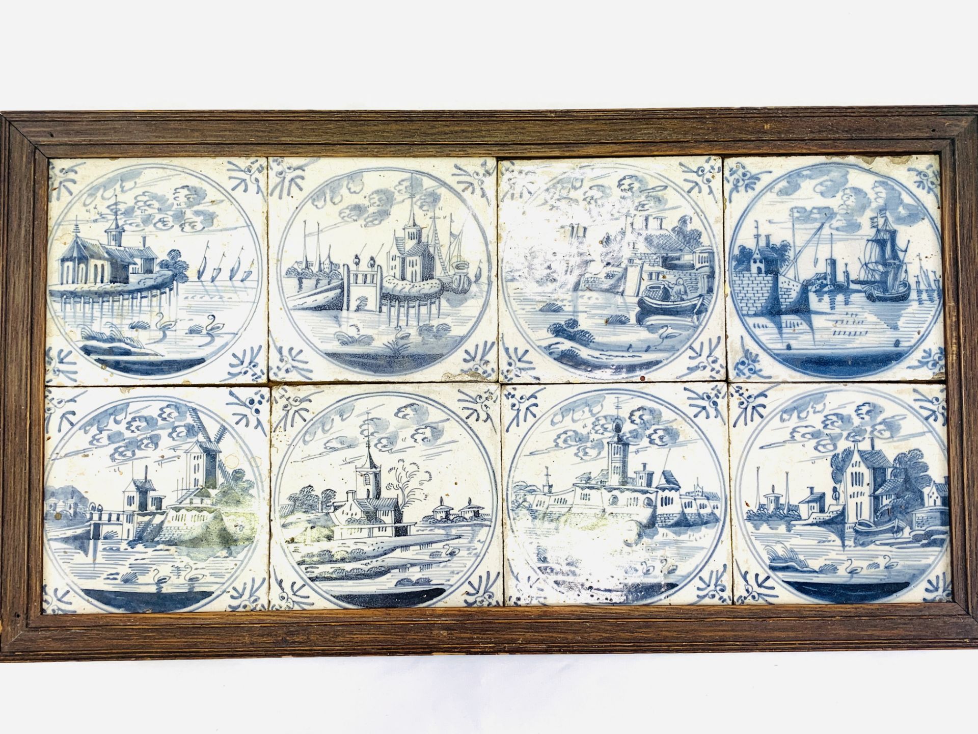 A collection of Delft tiles