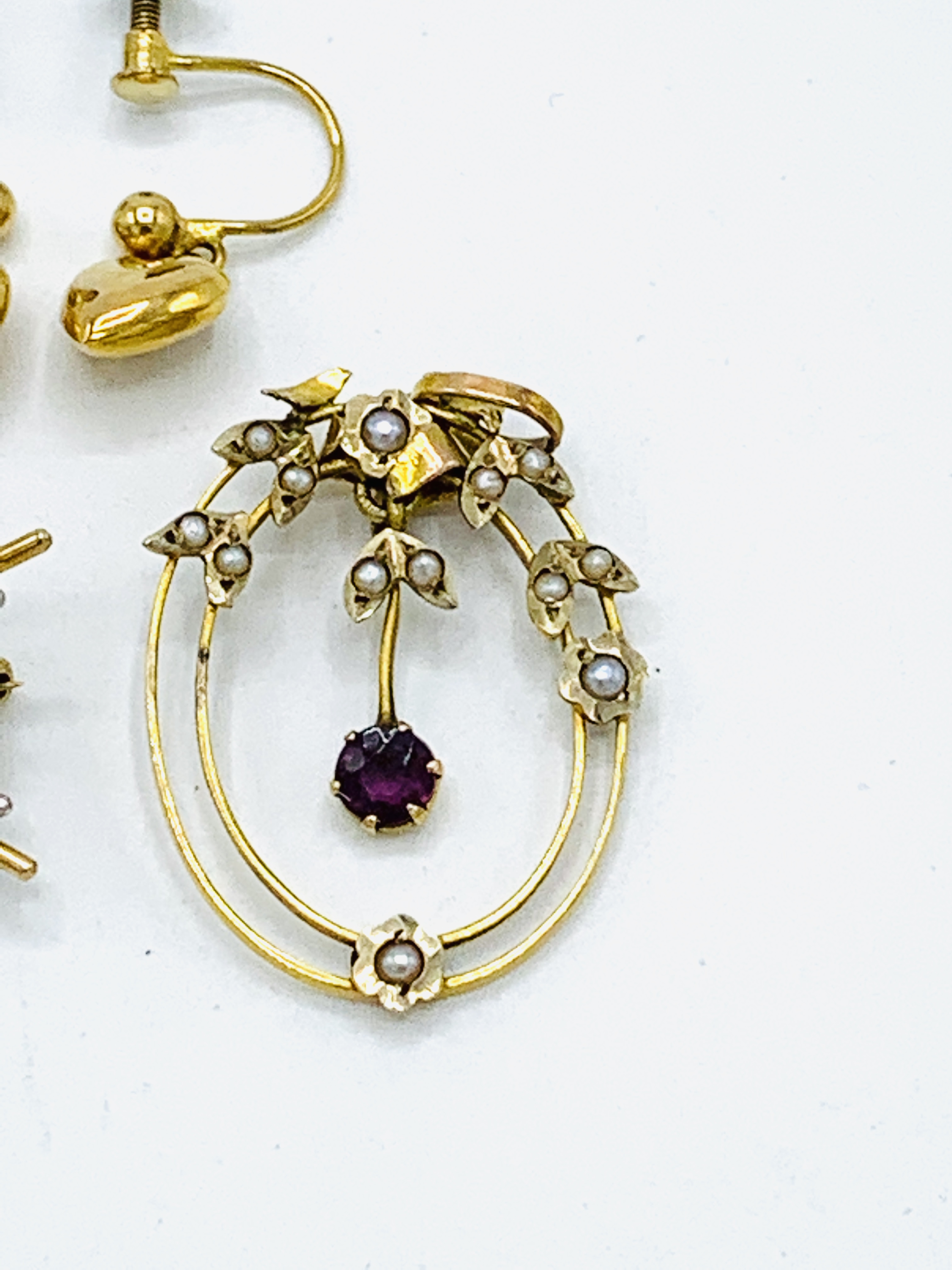 9ct gold jewellery - Image 3 of 4