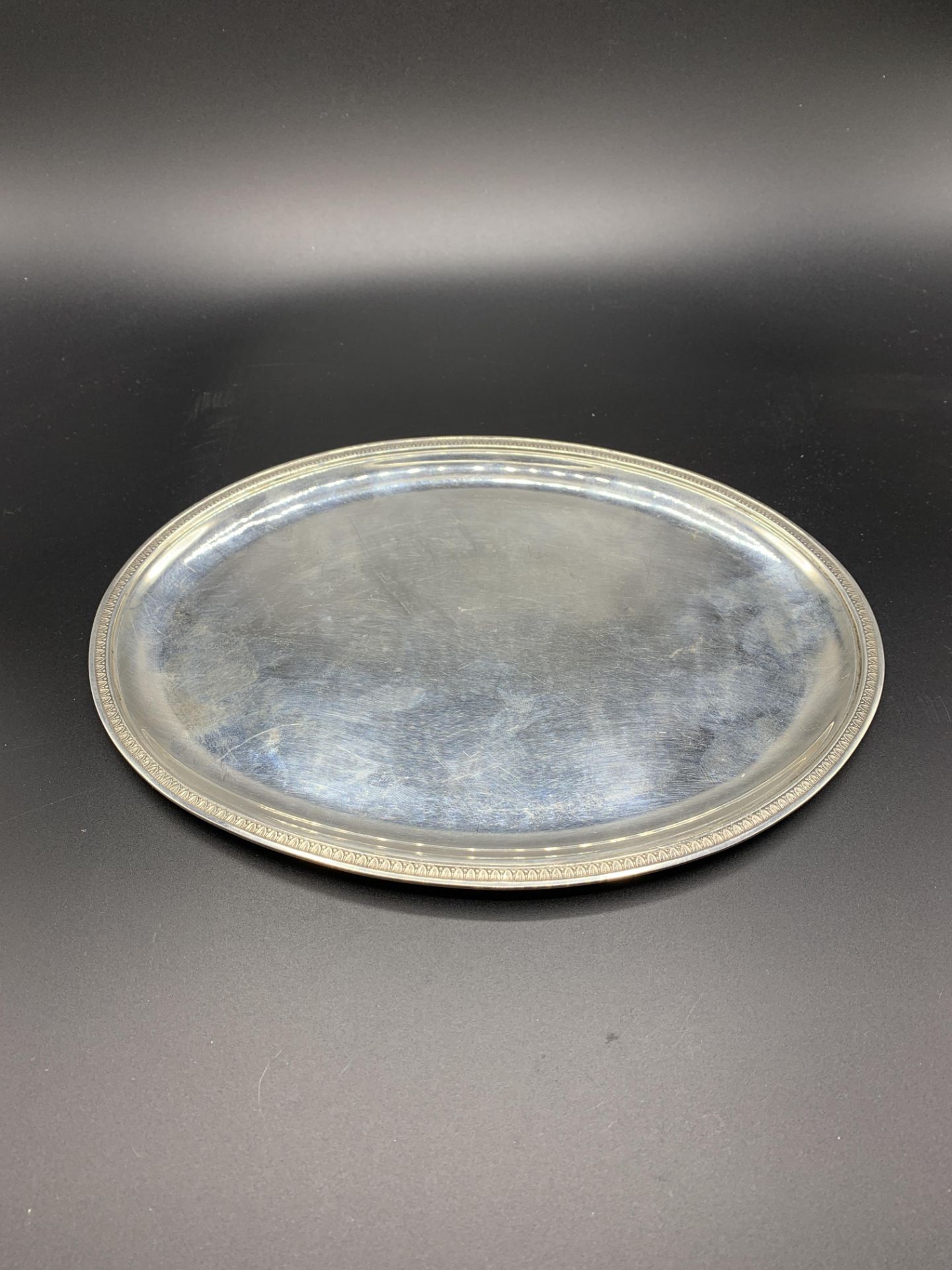 Early 20th century French silver salver