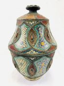 A Middle Eastern lidded pot