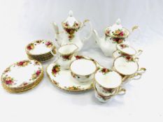 A Royal Albert 'Old Country Roses' tea set