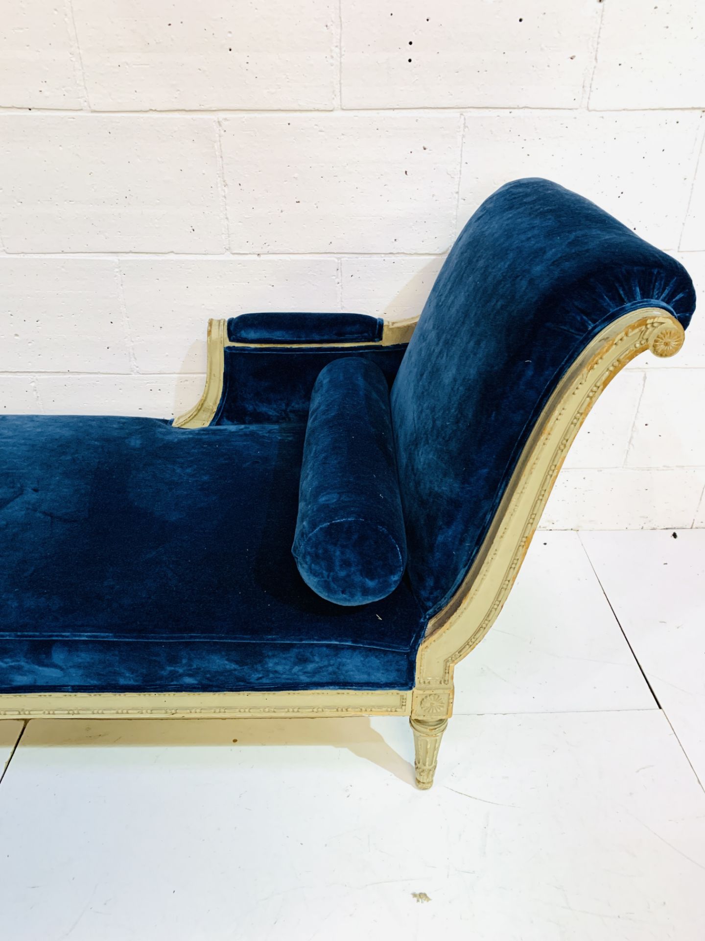 French Empire style chaise longue - Image 2 of 4