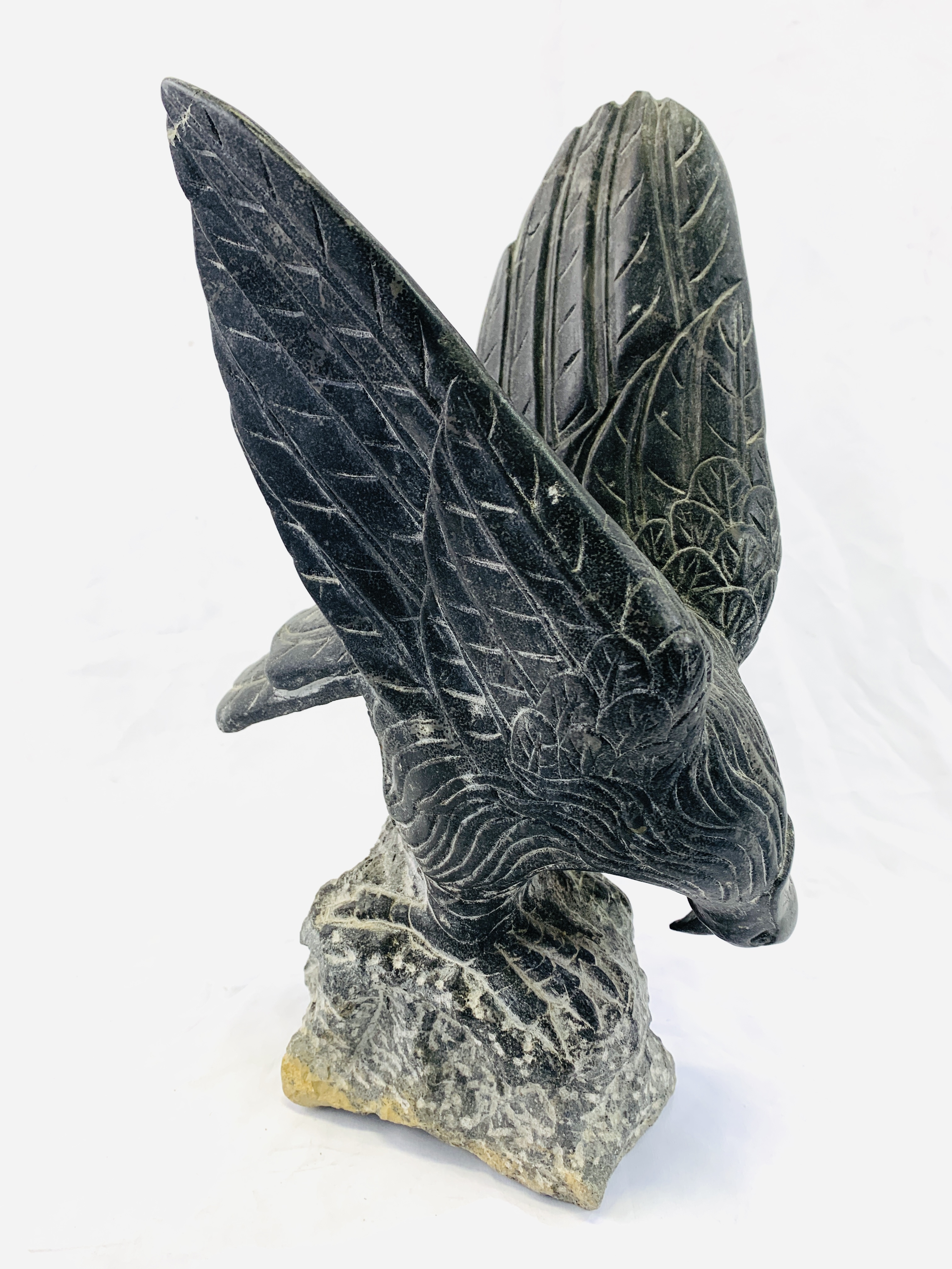 A stone eagle