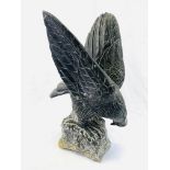 A stone eagle