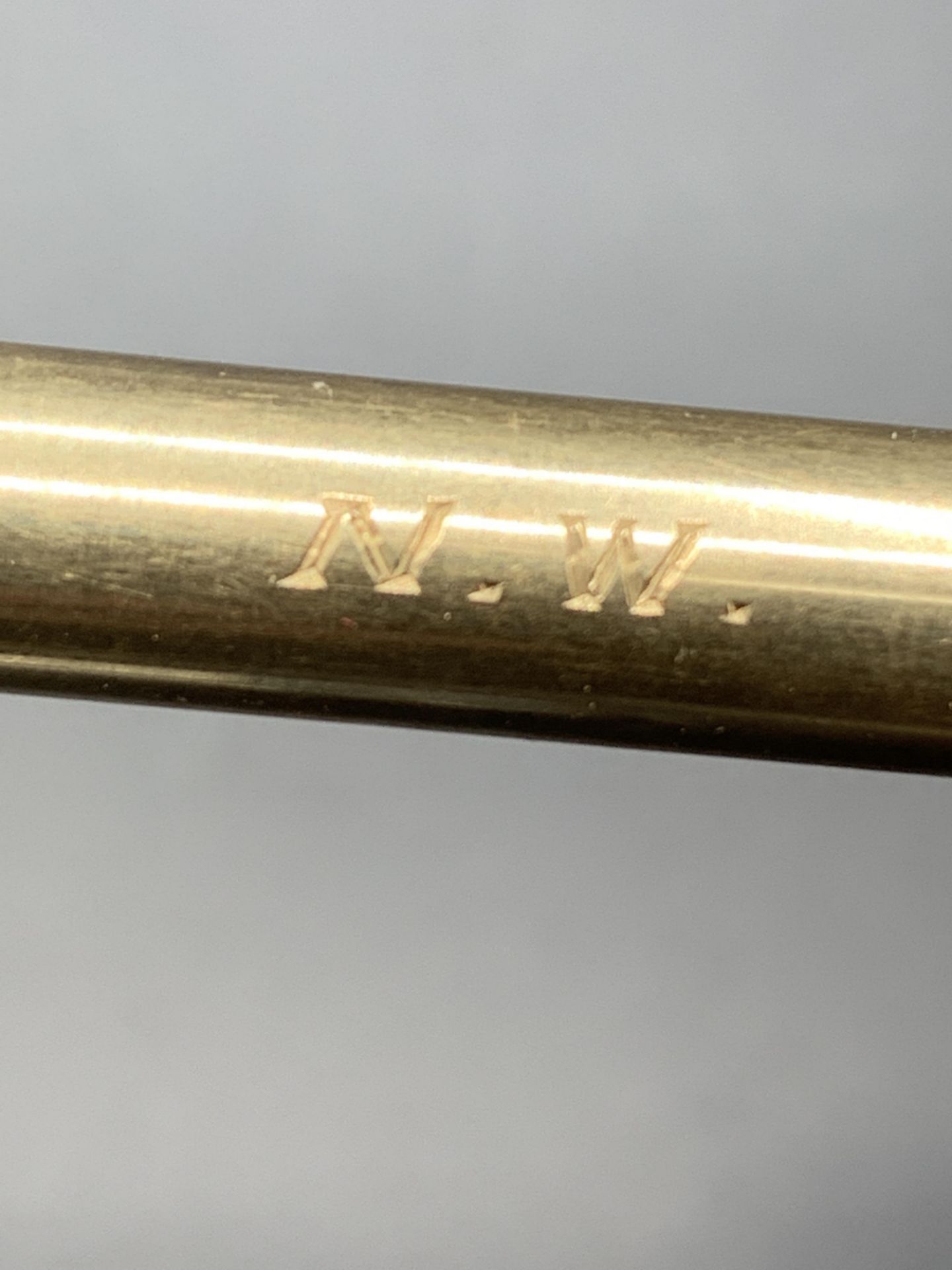 9ct gold telescope pencil - Image 3 of 3